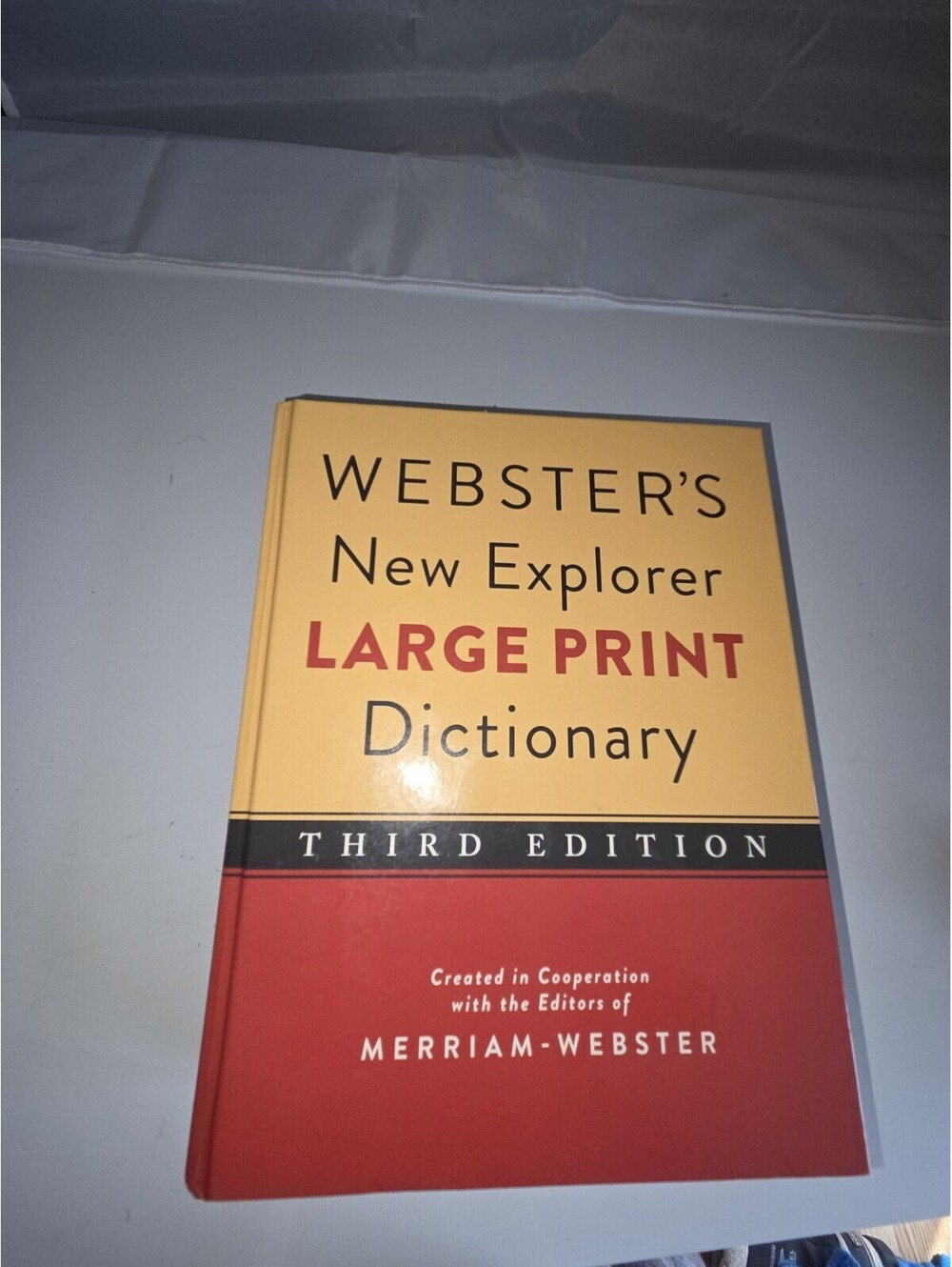Webster's New Explorer Large Print Dictionary
